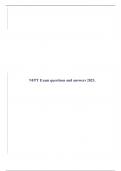 NFPT Exam questions and answers 2023.