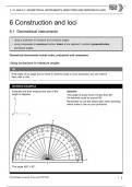 OCR GCSE MATHS 6.1 AND 6.2 GEOMETRICAL INSTRUMENTS,BISECTORS AND PERPENDICULARS EXAM WITH LATEST QUESTIONS AND ANSWERS A+ GRADED