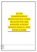 a-104 renewal exams-ATI PN Comprehensive predictor real exams, 2022-2023 5 Star Rated