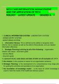 . CLINICAL INFORMATION SYSTEM: -LABORATORY SYSTEM   -	ORDER ENTRY SYSTEM   -	MONITORING SYSTEM   2.	information literacy: This is defined as the ability to recognize when informa- tion is needed as well as the skills to find,evaluate, and use needed infor