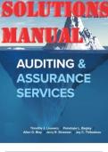 SOLUTIONS MANUAL for Auditing & Assurance Services 9th Edition by Louwers, Bagley, Blay, Strawser, Thibodeau, Sinason. (All 12 Chapters)