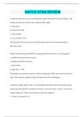 NATCO STNA REVIEW | 79 Questions with 100% Correct Answers | Verified | 32 Pages