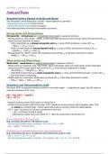 Summary notes for AQA A-Level Chemistry Unit 3.1.12 - Acids and bases (A-level only) 