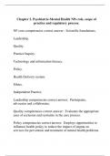 Chapter 2. Psychiatric-Mental Health NPs role, scope of practice and regulatory process.