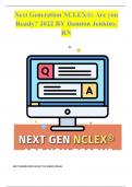 NEXT GENERATION NCLEX-Are You Ready? The Nurse Speaks, 2022 File by Damion Jenkins
