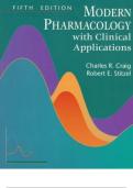 modern pharmacology with clinical application 5th edition.verified