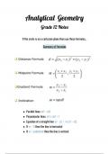 Math Grade 12 Metacog Analytical IEB