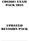 COS2601 EXAM PACK 2023