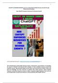 ChatGPT for BUSINESS GROWTH & Success: Unleashing Profitable Business Growth through Advanced SEO Strategies How ChatGPT Empowers Businesses for Revenue Growth