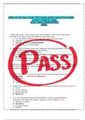 APEA 3P ACTUAL EXAM TEST BANK (APEA QUESTION BANK) LATEST UPDATE JUNE 2023.100% GUARANTEED PASS.