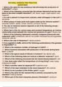 Natural Science PSB practice questions 1. What is the name for any substance that stimulates the production of antibodies?: antigen 2. Which of the following correctly lists the cellular hierarchy from the simplest to the most complex structure?: cell, ti