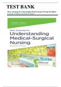 Test Bank for Davis Advantage for Understanding Medical-Surgical Nursing, 7th Edition by Linda S. Williams