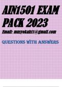 AIN1501 EXAM PACK 2023