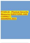 PY103.16 - Physical Security Measures.