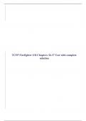 TCFP Firefighter I/II Chapters 36-37 Test with complete solution