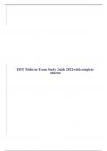 EMT Midterm Exam Study Guide 2022 with complete solution