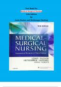 Test Bank - Medical-Surgical Nursing: Assessment and Management of Clinical Problems  10th Edition By Lewis, Bucher, Heitkemper, Harding | Chapter 1 – 68, Complete Guide 2023|