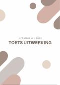 uitwerking toets casuïstiek Intramurale Zorg