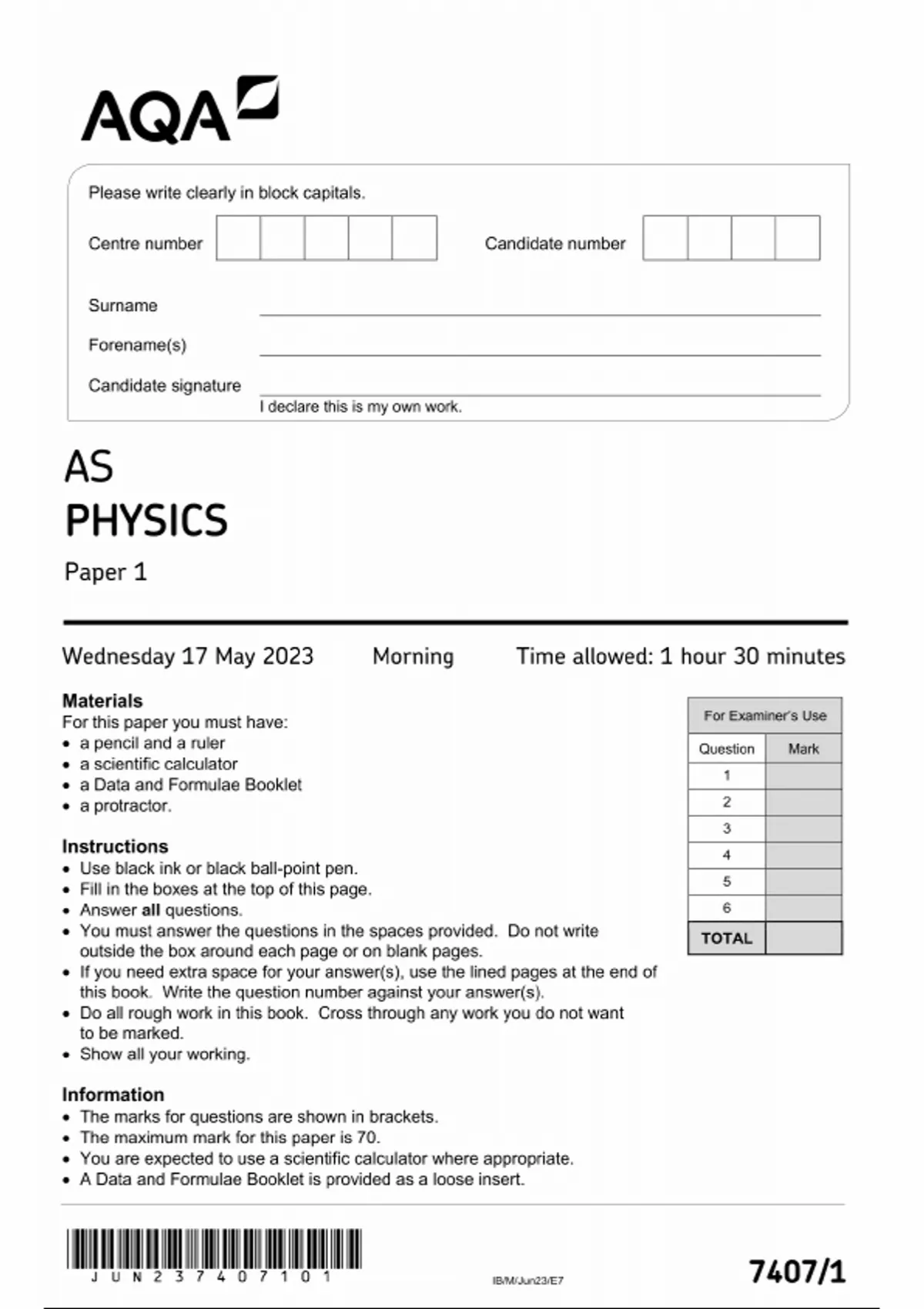 How Many Topics Are In Physics Paper 1