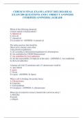 CIDESCO FINAL EXAM LATEST 2023-2024 REAL  EXAM 200 QUESTIONS AND C ORRECT ANSWERS  (VERIFIED ANSWERS) |AGRADE