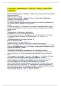 Grassroots Annual Soccer Referee Training Exam 2023 Graded A+