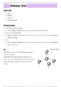 AS Chemistry - 3.1.3 Bonding: Structure Types