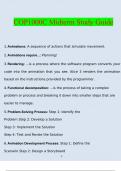 COP1000C Midterm Study Guide Complete Solutions 2022/2023