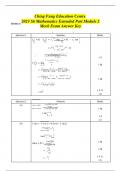 Ching Fung Education Centre 2023 S6 Mathematics Extended Part Module 2 Mock Exam Answer Key