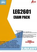 LEG2601 Exam Pack 2023