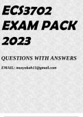 ECS3702 EXAM PACK 2023