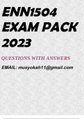 ENN1504 EXAM PACK 2023