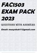 FAC1503 EXAM PACK 2023