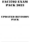 FAC3702 EXAM PACK 2023