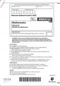 Edexcel A Level 2022 PAPER 32: Mechanics