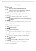 Molecular Biology Higher Level IB Biology Final Exam Study Guide