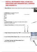 DENTAL EXAMS BUNDLED| FULL PACK SOLUTION~~~Download to score A 