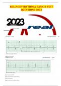 RELIAS DYSRYTHMIA BASIC B TEST QUESTIONS 2023