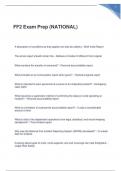 FF2 Exam Prep (NATIONAL)  questions with complete answers latest test
