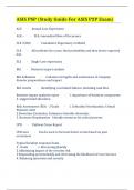 ASIS PSP (Study Guide For ASIS P2P Exam)