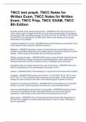 TNCC test prepA, TNCC Notes for Written Exam, TNCC Notes for Written Exam, TNCC Prep, TNCC EXAM, TNCC 8th Edition 