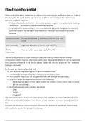 AQA Alevel Chemistry Electrode Potential Notes