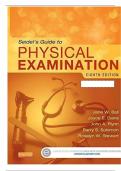 Seidels Guide to Physical Examination 8th Edition by Ball. TEST BANK. Chapter 1-27 in 656 Pages