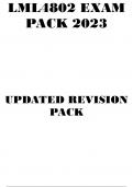 LML4802 EXAM PACK 2023