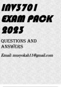 INV3701 EXAM PACK 2023