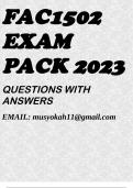 FAC1502 EXAM PACK 2023