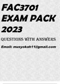 FAC3701 EXAM PACK 2023