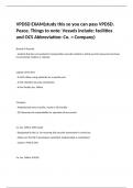 VPDSD EXAM(study this so you can pass VPDSD. Peace. Things to note: Vessels include: facilities and OCS Abbreviation: Co. = Company)