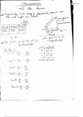 Trigonometry Hand Written Notes For class 10th