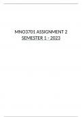 MNO3701 ASSIGNMENT 2 SEMESTER 1 - 2023