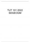 TUT 101 2022 SDGEOGM (TEACHING GEOGRAPHY SDGEOGM)